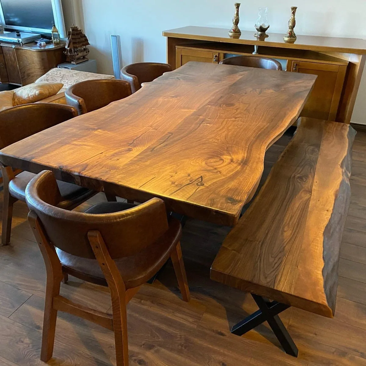 Custom dining table