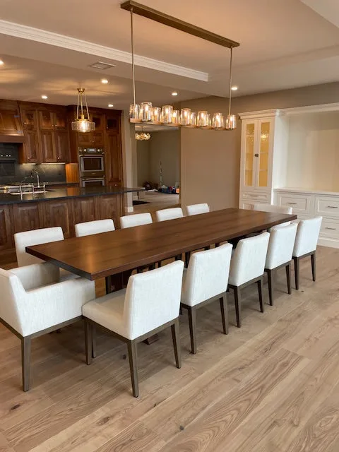 Walnut dining table